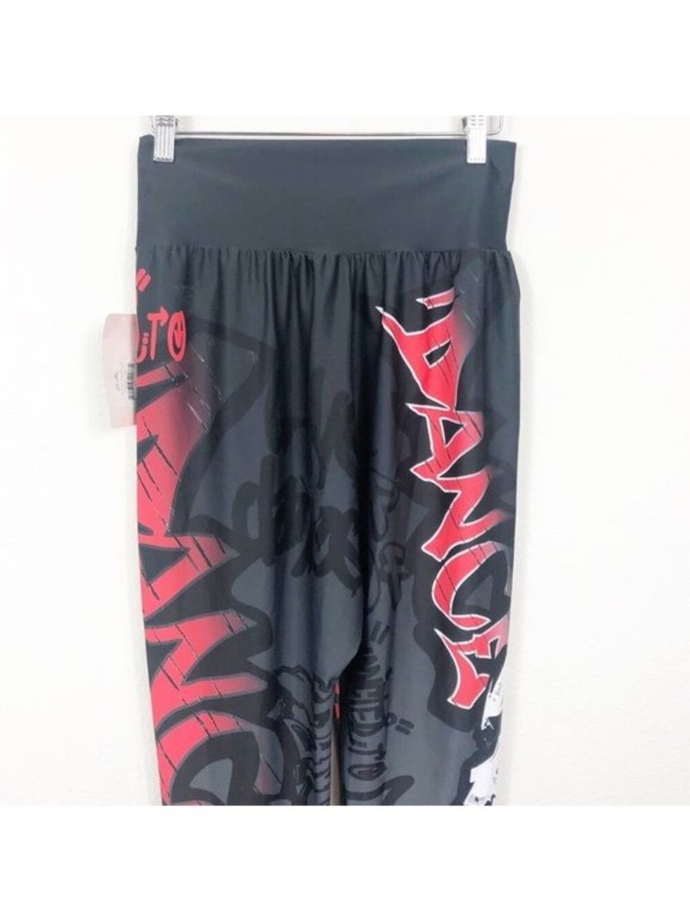 Gia Mia Hip Hop Dance Jogger Graffiti Spray Paint Pant Size Medium NWT - Picture 9 of 14